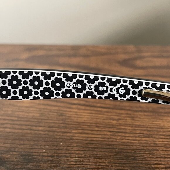 Kate Spade New York Brylie Black Floral Eyeglass Frames Only 52-16-135 mm - Picture 3 of 8
